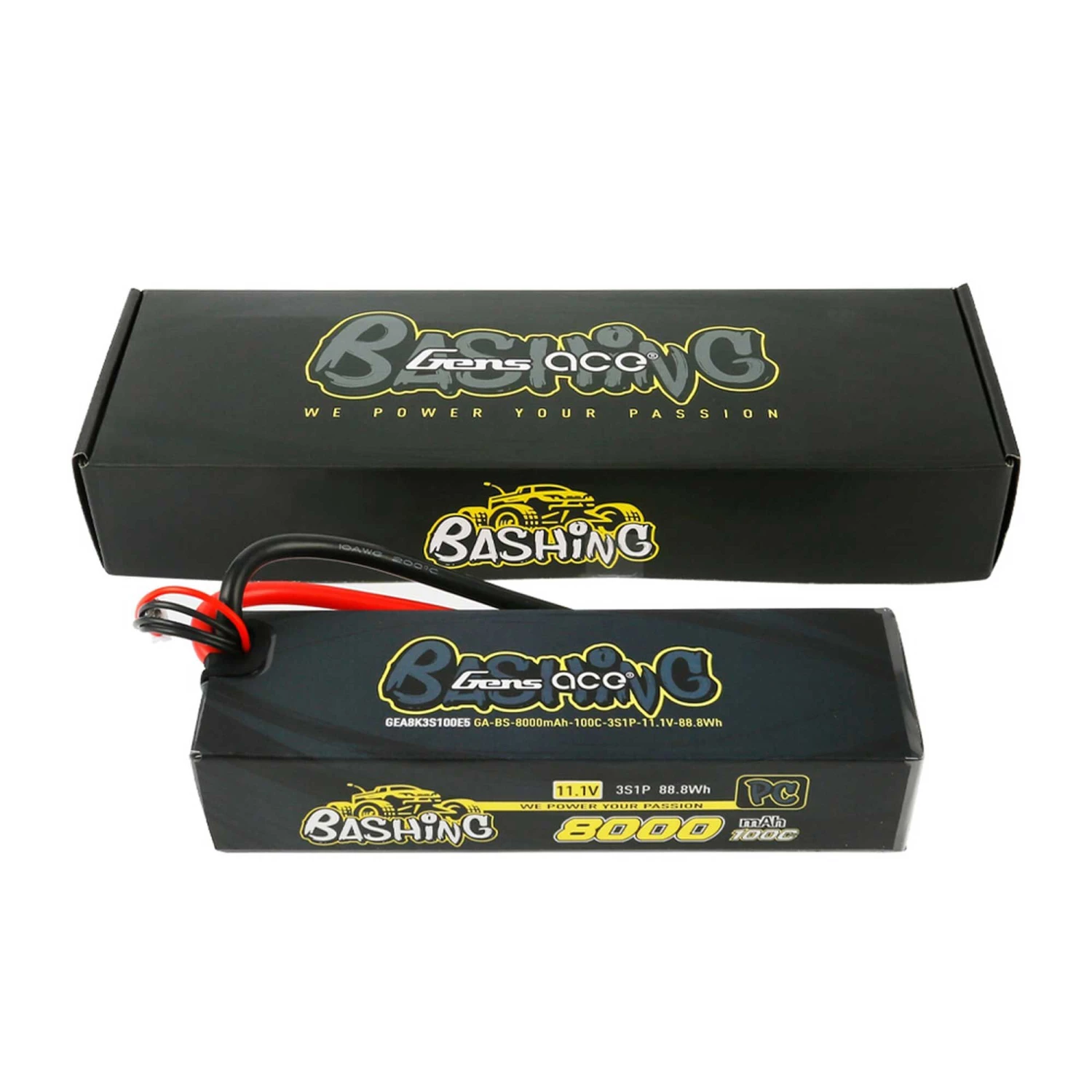 Discount ⌛ Gens Ace 11.1V 8000mAh 3S 100C Lipo: EC5 💯 2 Discount ⌛ Gens Ace 11.1V 8000mAh 3S 100C Lipo: EC5 💯 - Image 2