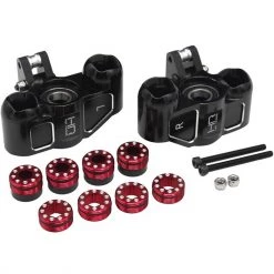 Coupon 🥰 Hot Racing Triple Bearing Support Steering Blocks: ARRMA 8S BLX Trucks (2) 🧨