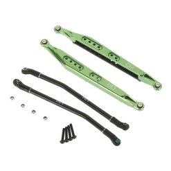 Outlet 🥰 Hot Racing Aluminum & CF Rear Link Set, Green: Axial Yeti, SMT10, RR10 🎁