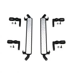 Best Sale 🥰 Hot Racing Aluminum Diamond Rock Rail Side Step (2): Traxxas TRX-4 🥰
