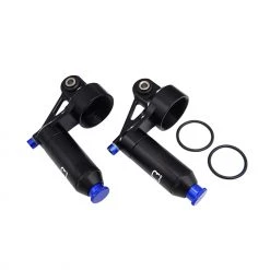Hot Sale ⭐ Hot Racing Aluminum Reservoir Shock Upgrade Kit: Traxxas X-MAXX (2) ❤️