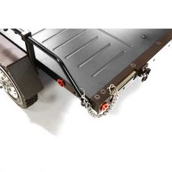 Outlet 🥰 Integy Alloy Flatbed Dual Axle Car Trailer, Black: 1/10 RC 🌟 -Cheap RC Cars And Trucks Store INTC29006BLACK A4 YKBKUCFB
