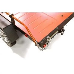 Cheapest 🤩 Integy Alloy Flatbed Dual Axle Car Trailer, Orange: 1/10 RC 😉 -Cheap RC Cars And Trucks Store INTC29006ORANGE A4 7O3DWEW0