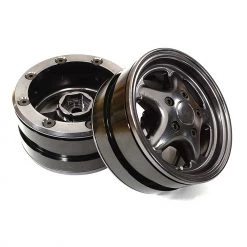 Wholesale 👍 Integy 1.9 Alloy 5 Spoke Wheel, Gun Metal: Rock Crawler (2) ⭐