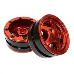 Promo 🧨 Integy 1.9 Alloy 5 Spoke Wheel, Red: Rock Crawler (2) 👏