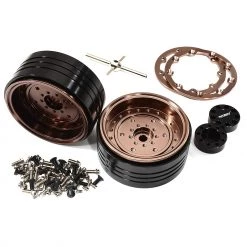 Cheapest 👏 Integy Alloy Beadlock Wheels, Bronze: 1/10 Enduro Sendero (2) 🧨