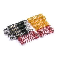 Budget 😍 Integy XSR Shock Set, Silver: Traxxas Nitro Rustler, Nitro Stampede (4) ✨