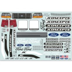 Promo ✨ JConcepts, Inc. 1/10 1993 Ford F-150 Clear Body with Spoiler: Rustler VXL 🔔 -Cheap RC Cars And Trucks Store JCO0375 A3 A0 DP84CM0O