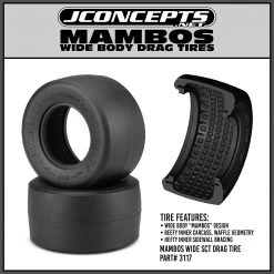Discount 🔔 JConcepts, Inc. Mambos Drag Racing Rear Tires, Green Compound (2) 🛒 -Cheap RC Cars And Trucks Store JCO311702 A2 HDF12K8E