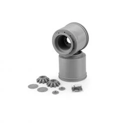 Discount 🧨 JConcepts, Inc. Aggressor 2.6 x 3.8 Monster Truck Wheel, Silver (2) 🔔