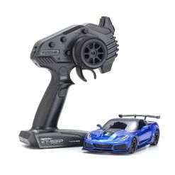 Budget ⌛ Kyosho 1/28 MINI-Z 2WD Corvette ZR1 RTR, Elkhart Lake, Blue Metallic 😀