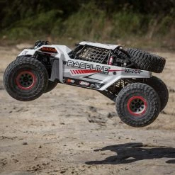 Best Sale 👏 Losi 1/6 Super Rock Rey V2 4WD Rock Racer Brushless RTR, White ⭐ -Cheap RC Cars And Trucks Store LOS05016V2T1 A01 UJSW1RUE