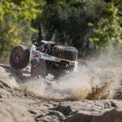 Best Sale 👏 Losi 1/6 Super Rock Rey V2 4WD Rock Racer Brushless RTR, White ⭐ -Cheap RC Cars And Trucks Store LOS05016V2T1 A04 UJSW1RUE