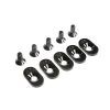 Cheap 😉 Losi Engine Mount Insert and Screws 18.5T, Black (5): 5ive-T 2.0 (fits 62T spur) 👏