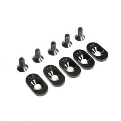 Cheap 😉 Losi Engine Mount Insert and Screws 18.5T, Black (5): 5ive-T 2.0 (fits 62T spur) 👏