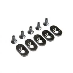 Coupon 😀 Losi Engine Mount Insert and Screws 19T, Black (5): 5ive-T 2.0 (fits 62T spur) ⭐
