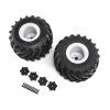 Brand new 🛒 Losi Mounted Monster Truck Tires, Left/Right: LMT 😀