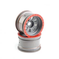 Best deal 😍 Losi 1/6 Front/Rear 3.6 Wheels, 20mm Hex, Silver (2): Super Rock Rey 😀