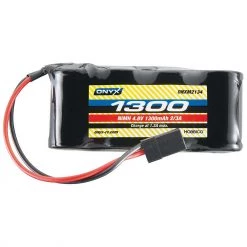 Cheapest ⭐ Onyx 4.8V 1300mAh 2/3A NiMH Flat Receiver Battery: Universal Receiver 🔥