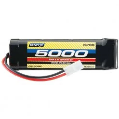 Best Sale 🛒 Onyx 8.4V 5000mAh 7-Cell Sub-C Stick NiMH Battery: Tamiya Connector 🤩