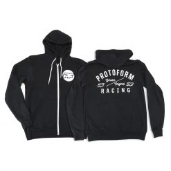 Discount 😀 Protoform - Pro-line Racing PF Bona Fide Black Zip-Up Hoodie - Large ❤️