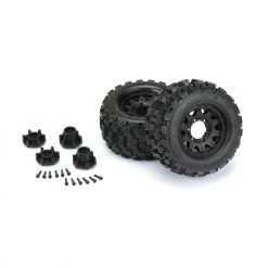 Discount 🥰 Pro-Line Racing 1/10 Badlands MX28 Fr/Rr 2.8" MT Tires Mounted 12mm Blk Raid (2) ❤️ -Cheap RC Cars And Trucks Store PRO1012510 A2 35L2RL2O