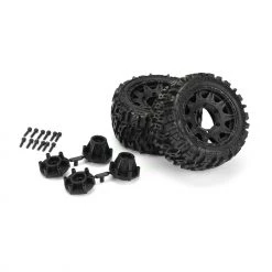 Flash Sale 🎁 Pro-Line Racing 1/10 Trencher LP Front/Rear 2.8" MT Tires Mounted 12mm Blk Raid (2) 🥰 -Cheap RC Cars And Trucks Store PRO1015910 A2 S2WPVY73
