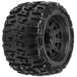 Best Pirce 🛒 Pro-Line Racing 1/8 Trencher X F/R 3.8" MT Tires Mounted 17mm Blk Raid (2) 😀