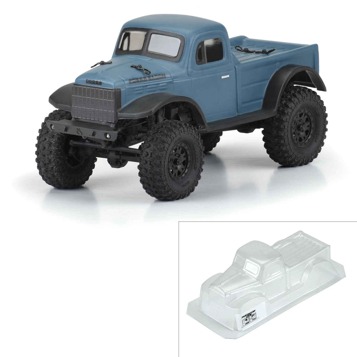 Promo 🤩 Pro-Line Racing 1/24 1946 Dodge Power Wagon Clear Body: SCX24 JLU 🧨 1 Promo 🤩 Pro-Line Racing 1/24 1946 Dodge Power Wagon Clear Body: SCX24 JLU 🧨