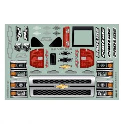 Best Pirce ⭐ Pro-Line Racing 1/10 2015 Chevrolet Silverado Clear Body 13.9" WB 😀 -Cheap RC Cars And Trucks Store PRO358500 A10 LMZ72BM2
