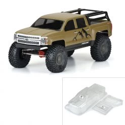 Best Pirce ⭐ Pro-Line Racing 1/10 2015 Chevrolet Silverado Clear Body 13.9" WB 😀