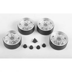 Hot Sale 🧨 RC4WD 1/6 Wakizashi 2.8 Wheels with Hub Caps for Capo Racing Samurai, Aluminum (4) ❤️