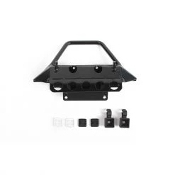 Cheapest 🥰 RC4WD Metal Front Bumper with Lights: Axial SCX10 III JLU Wrangler 🎉