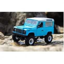 Coupon 🤩 RC4WD 1/18 Gelande II 4WD with Land Rover Defender D90 Body RTR, Blue 💯