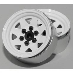 Buy 🔔 RC4WD 6 Lug Wagon 1.9 Stamped Beadlock Wheels, White (2) 😍