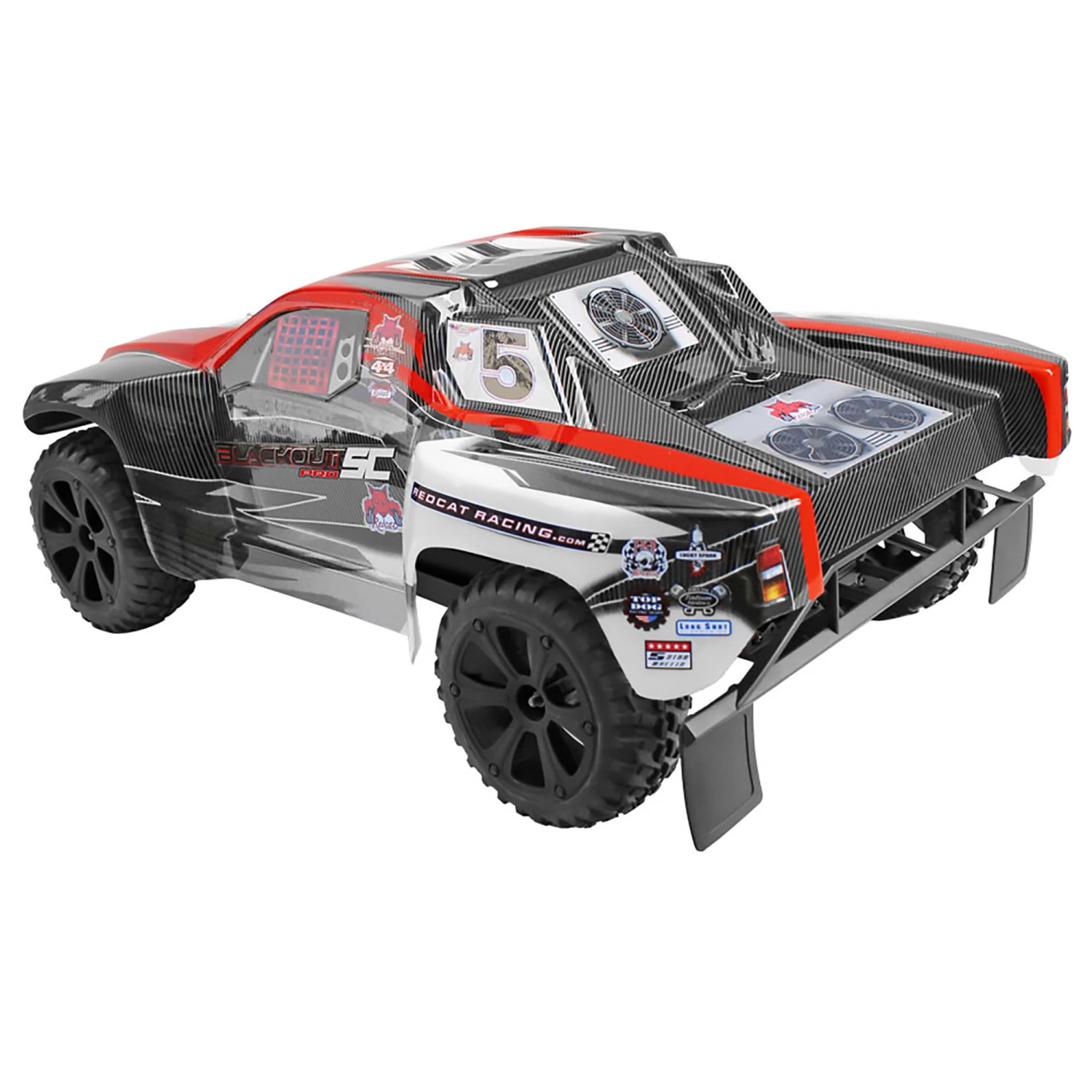 Outlet 👏 Redcat Racing 1/10 Blackout SC Pro 4WD Short Course Truck Brushless RTR, Red 😉 2 Outlet 👏 Redcat Racing 1/10 Blackout SC Pro 4WD Short Course Truck Brushless RTR, Red 😉 - Image 2