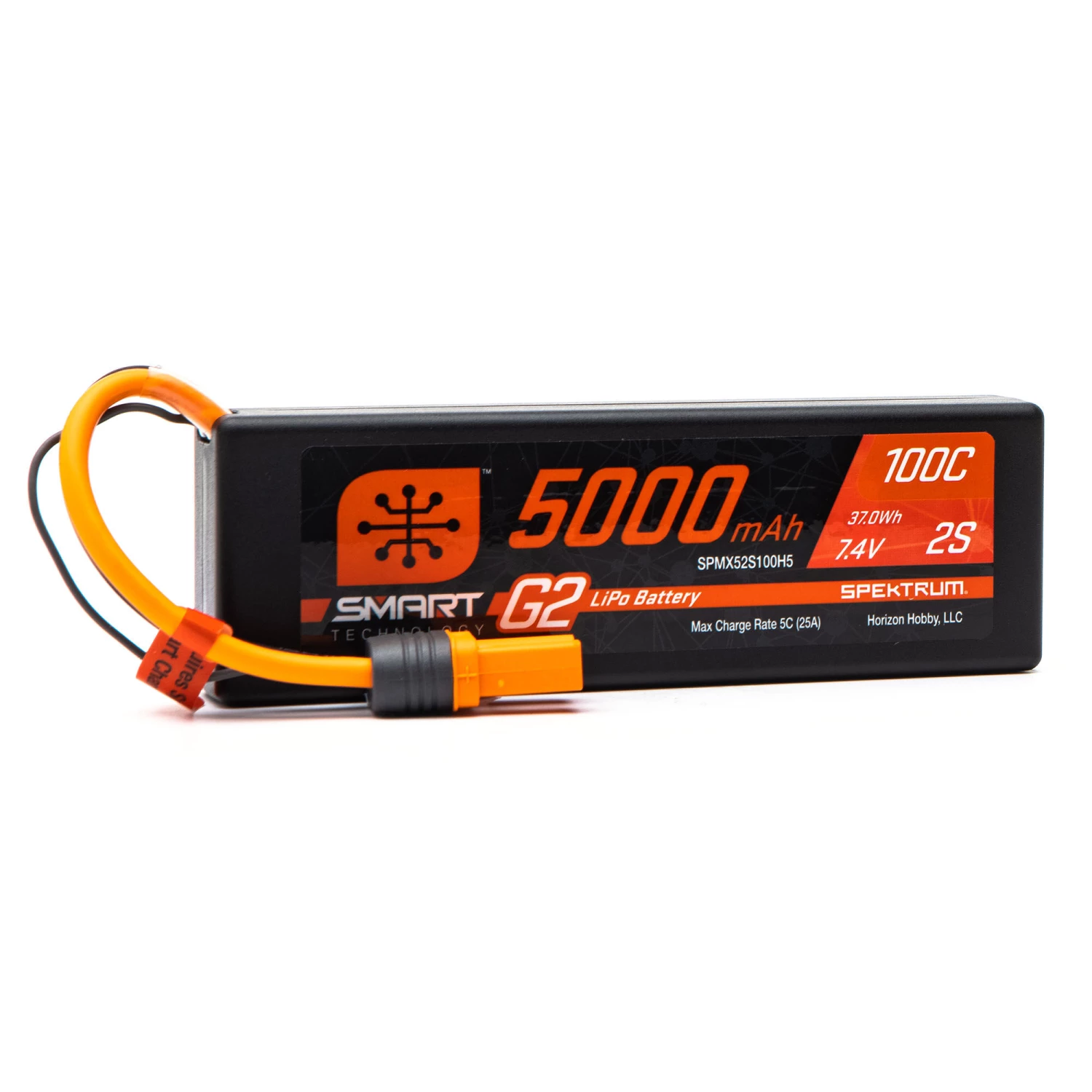 Cheapest 🔥 Spektrum 7.4V 5000mAh 2S 100C Smart G2 Hardcase LiPo Battery: IC5 🎁 1 Cheapest 🔥 Spektrum 7.4V 5000mAh 2S 100C Smart G2 Hardcase LiPo Battery: IC5 🎁