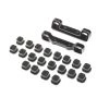 Outlet 🧨 Team Losi Racing Adjustable Pivot Set C & D Black: 22 5.0 👍