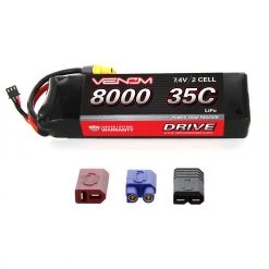 Buy ❤️ Venom 7.4V 8000mAh 2S 35C DRIVE LiPo Battery: UNI 2.0 Plug 🎉