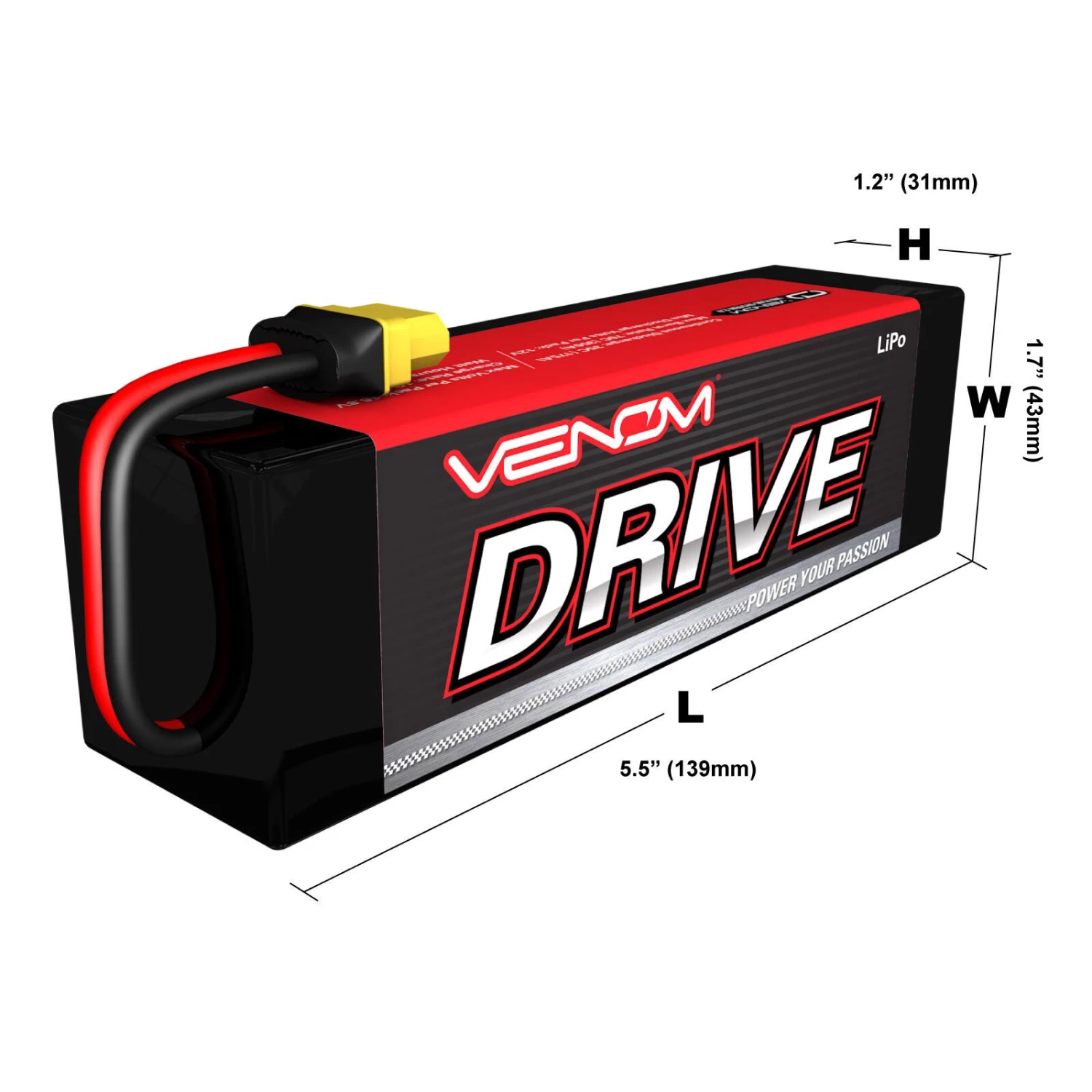 Coupon ✔️ Venom 11.1V 5400mAh 3S 20C DRIVE LiPo Battery: UNI 2.0 Plug ✨ 2 Coupon ✔️ Venom 11.1V 5400mAh 3S 20C DRIVE LiPo Battery: UNI 2.0 Plug ✨ - Image 2