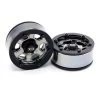 Buy 🔔 Vanquish Products Incision 1.9" KMC KM233 Hex Plastic Wheels, Black Chrome 🎉