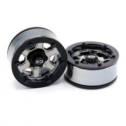 Buy 🔔 Vanquish Products Incision 1.9" KMC KM233 Hex Plastic Wheels, Black Chrome 🎉